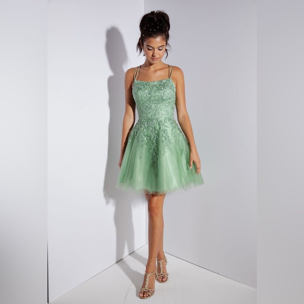 HOCO- Yellow Mini Dress - Picture 2 of 3